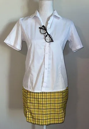 Clueless School Girl Plaid Skirt Set thumbnail 6