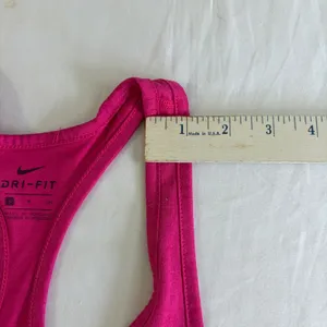 Nike Dri-FIT‎ Womens Racerback Tank Top Pink Training Gym Shirt Small thumbnail 8