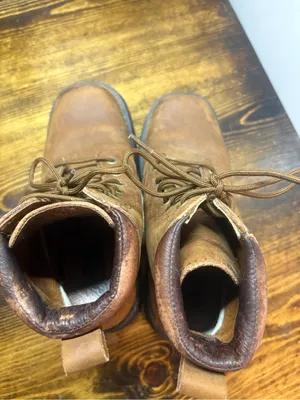 Justin Boots Brown Work Boots Women Size 7.5 thumbnail 5