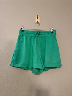 ENTRO Green Bubble Top and Short Size Large NWT thumbnail 7