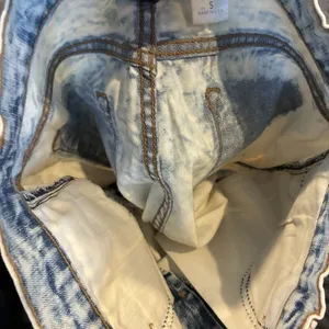 Vibrant Miu Shorts Womens Size S Blue Bleached Denim Jeans Distressed USA Made thumbnail 10