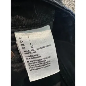 American Eagle Black Denim Skirt Sz 6 thumbnail 2