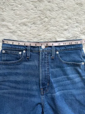 Madewell Jeans The Curvy Perfect Vintage Straight Jean in Mayfield Wash Sz 28 thumbnail 13