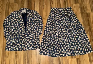 Pendleton Country Sophisticates Vintage‎ Outfit Suit Jacket Sz 8 Skirt Sz 10 thumbnail 1