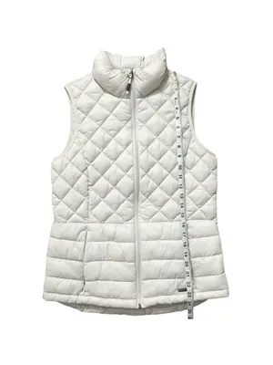 ZeroXposur Elena Quilted Vest with Pockets Full Zip White Size Small thumbnail 6