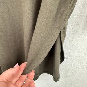 Babaton Women's Tunic Top‎ Olive Green 3/4 Sleeve Round Neck Casual Relaxed thumbnail 5