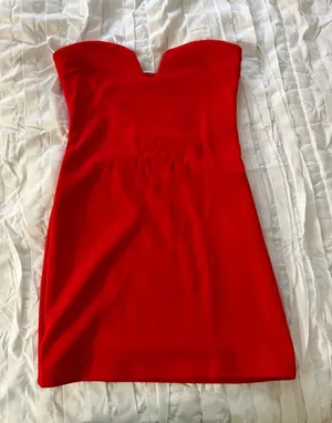 Red Mini Dress Size M thumbnail 1