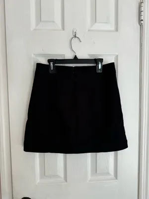 Express black lace up mini skirt  thumbnail 2