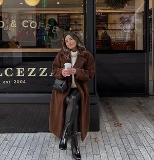 Fur jacket Brown thumbnail 2