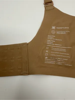 Honeylove XL 36D/DD (E) Ultra Light Foam Cups Crossover Bra thumbnail 6