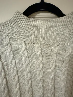 Grey knit sweater top Gray Size M thumbnail 2