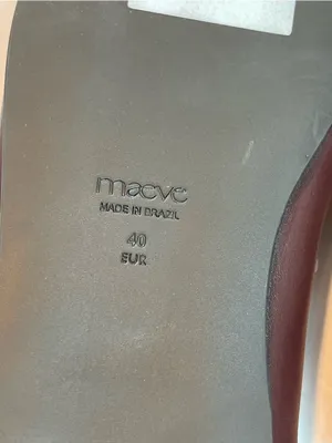 Maeve Genuine Leather Contrast Lace-Up Ballet Flats Burgundy Oxblood Sz 9 thumbnail 10