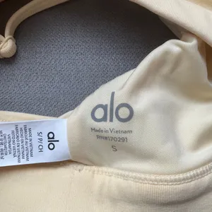Alo Yoga Splendor Bra Candlelight Yellow/White S thumbnail 3