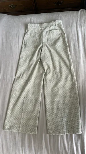 Jules & Leopold Wide leg patterned trousers thumbnail 4