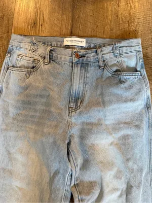 Vervet Flying Monkey High Rise Wide Leg Jean light wash 28 thumbnail 3
