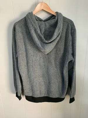 Feat Blanket Hoodie gray comfy soft pullover hooded sweatshirt XL thumbnail 3