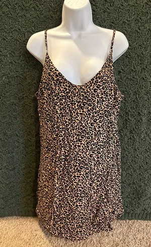 Francesca's Mini Leopard Dress thumbnail 1