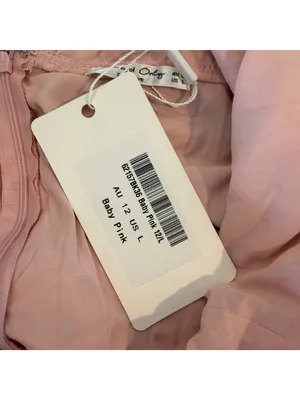 One and Only Collective Baby It's Pink Tiered V-neck Mini Dress Size Large NWT thumbnail 8