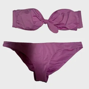 Zinke Lavender-Pink Bandeau Bikini Set thumbnail 1