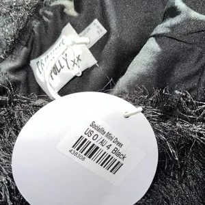 Princess Polly Socialite Mini Dress in Black Size 0 New with tag thumbnail 10