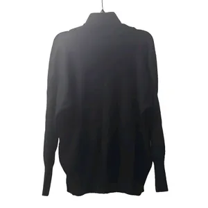 Abercrombie & Fitch Women's Size M Soft AF‎ Black Sweater Quarter Zip Collared thumbnail 8