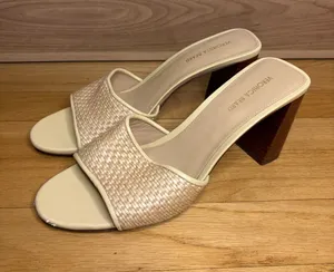 Veronica Beard Galessa Raffia Sandals - Size 8.5 thumbnail 1