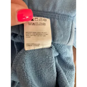 Reformation Jeans Classic Jogger Sweatpants‎ in Parisian Blue Size XS thumbnail 11