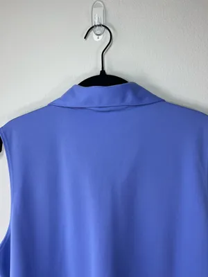 Lady Hagan Sleeveless Polo Shirt Lavendar Stretchy Golf Pickleball Summer Sz XXL thumbnail 10