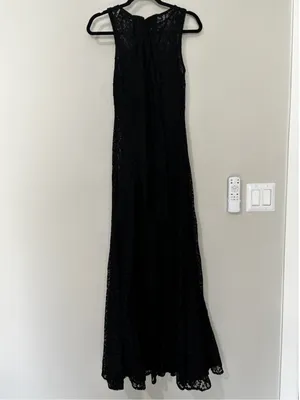 Petal & Pup Keani Laci Maxi Dress Black Size Small thumbnail 4