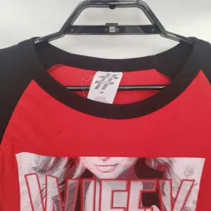 Take That Wifey Graphic Raglan Womens Tshirt Sz M Y2K Grunge Concert Street Red thumbnail 3