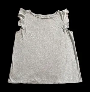 Ann Taylor Loft Women’s grey sleeveless top thumbnail 1