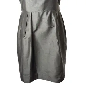 Lynn Lugo Silk Ruffle Neck Cocktail Dress Women 4 Black‎ Gothic LBD Cocktail thumbnail 8