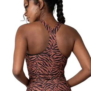 KYODAN Ladies Tiger Animal Print Crop Bra Top S thumbnail 5