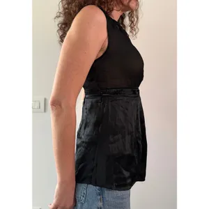 NWT Intimissimi Silk Sleeveless Babydoll Top in Black Women's Medium thumbnail 3