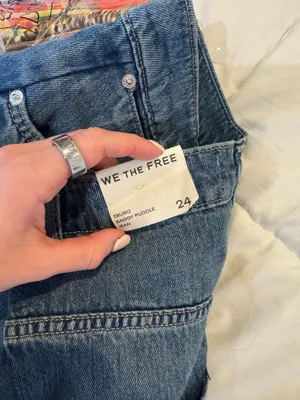 Free People We The Free Truro Baggy Puddle Jeans thumbnail 4