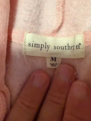 Simply Southern Light Pink Pullover Hoodie - Grow With Grace thumbnail 4