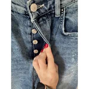 We the Free Free People Button Fly Bootcut Denim Jeans Blue Size 26 thumbnail 5