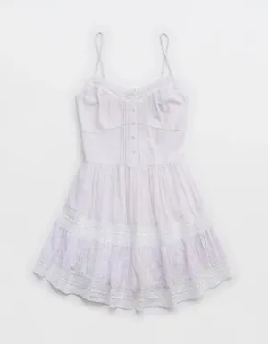 Aerie Button Up Mini Dress thumbnail 1