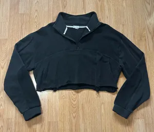 Quarter Zip Cropped POL Top thumbnail 1