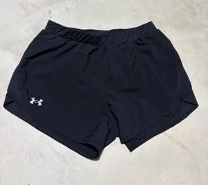 Under Armour Black Women’s Athletic Running Shorts loose medium thumbnail 1