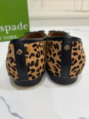 Kate Spade leopard flats thumbnail 3