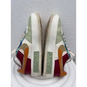 Nike Air Force 1 Fontanka Women's 8 Multi Color Sail Green Orange React Sneakers thumbnail 3