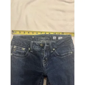 MISS ME Denim Women's JS5151SR SKINNY Low Rise Skinny Blue Jeans Size 26 thumbnail 6