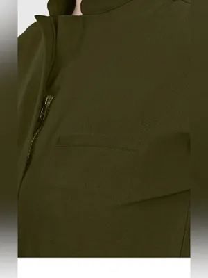 Healix Nova Scrubs Jumpsuit Olive Utility Jumpsuit - Women's Short Sleeve xs thumbnail 3