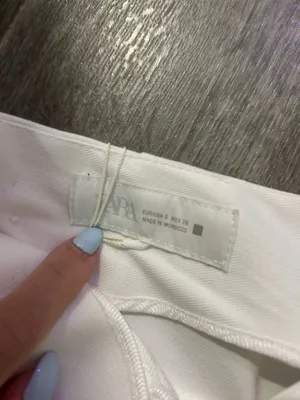 ZARA Shorts White Denim NWT thumbnail 4