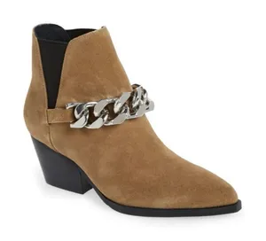Marc Fisher LTD Henly Bootie. COGNAC SUEDE, Size 7 thumbnail 1