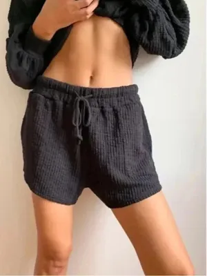 Free People Beach Oasis Set Dark Gray Black Size Large thumbnail 4