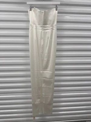 Sau Lee Esther Strapless Column Gown White Womens Size 2 thumbnail 5
