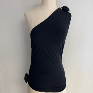 LIONESS One Shoulder 3DRosett Tank Top NWT thumbnail 6