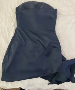 Navy Blue semi formal dress thumbnail 2
